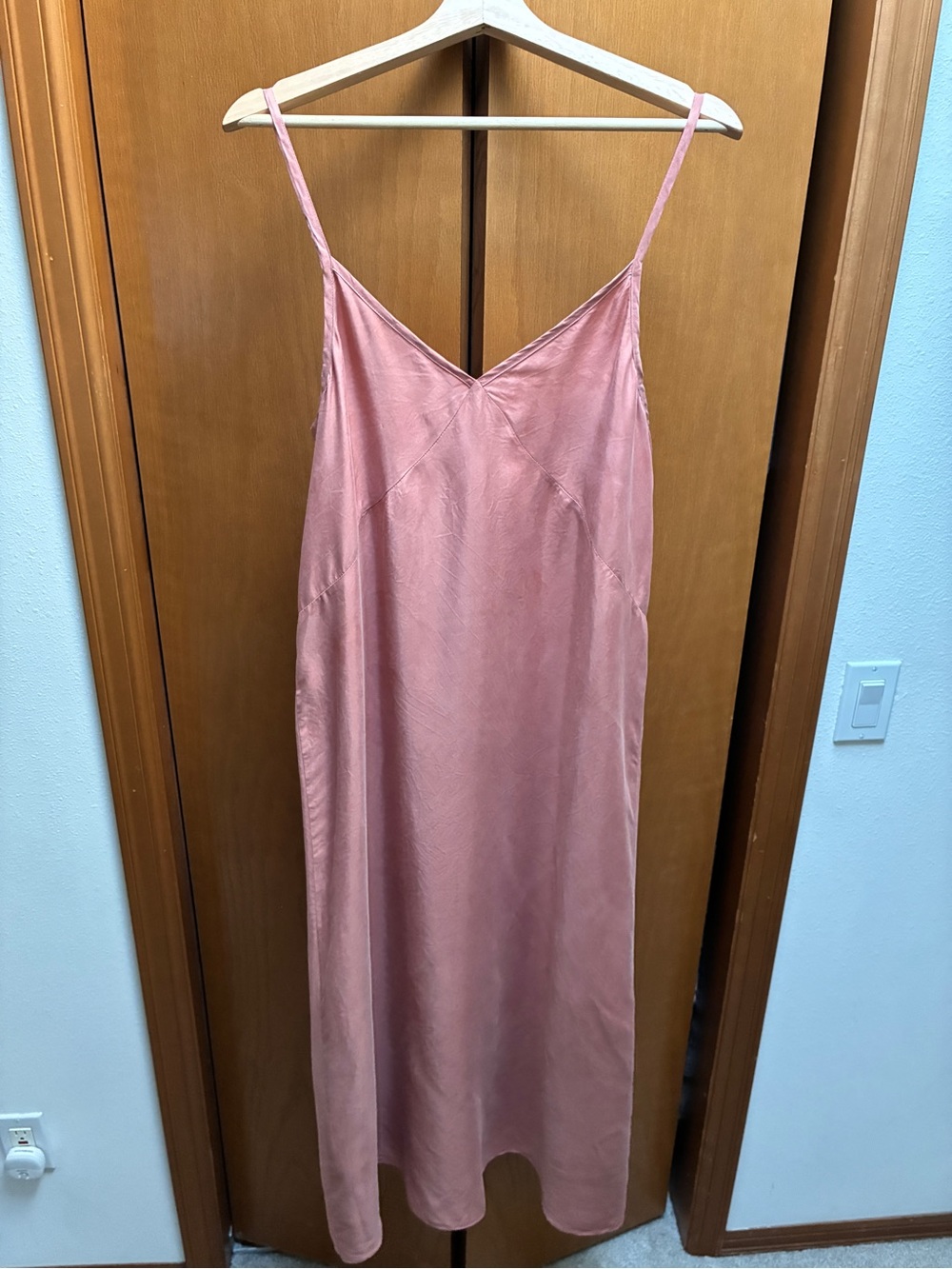 Jenni Kayne Rio Slip Dress in Terracotta/Rust